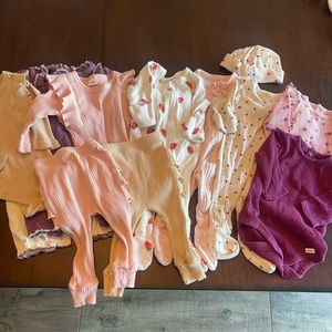 0-3 months baby girl bundle